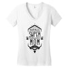 nevertheless she persisted super mom Women's V-Neck T-Shirt