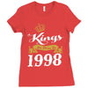 kings are born in 1998 Ladies Fitted T-Shirt