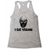 i eat vegans Racerback Tank