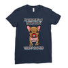 be the person your dog thinks you are Ladies Fitted T-Shirt