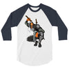 deathstroke marron 3/4 Sleeve Shirt