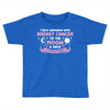 I Love Someone with Breast Cancer to The Moon and Back to Infinity Toddler T-shirt
