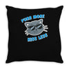purr more Throw Pillow