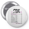 May Girl Facts Gemini Pin-back button