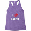 i heart rajesh Racerback Tank