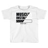 muscles installing Toddler T-shirt