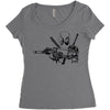 deadpool 4 Women's Triblend Scoop T-shirt