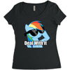 deal with it Women's Triblend Scoop T-shirt
