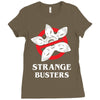Strange Busters Ladies Fitted T-Shirt