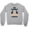 Me Against Uterine Cancer Crewneck Sweatshirt