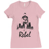 rebel   blackout Ladies Fitted T-Shirt