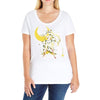 the moon Ladies Curvy T-Shirt