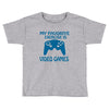 my favorite exercise is video games Toddler T-shirt