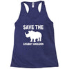 chubby unicorn Racerback Tank