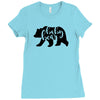 baby bear Ladies Fitted T-Shirt