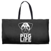 pug life Weekender Totes