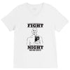 Fight Night V-Neck Tee