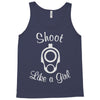 shoot like a girl Tank Top
