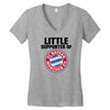 little supporter bayern munich Women's V-Neck T-Shirt