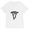 pencil lightning V-Neck Tee
