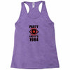 big brother is watching you party Racerback Tank