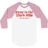 funny t shirt come to the dark side we have cookies rude tee offensive 3/4 Sleeve Shirt
