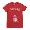 Pregosaurus Girl Ladies Fitted T-Shirt
