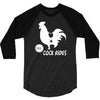 cock rides funny 3/4 Sleeve Shirt