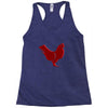chiken red Racerback Tank