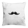 mustache Throw Pillow