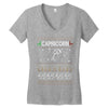 capricorn christmas ugly sweater Women's V-Neck T-Shirt