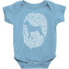 boxer fingerprint Baby Bodysuit