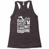 shaving says a lot about a man like Racerback Tank