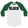 black 3/4 Sleeve Shirt