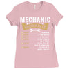 Mechanic Hourly Rate Ladies Fitted T-Shirt