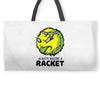 tennis ball racket Weekender Totes