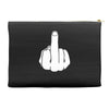 middle finger Accessory Pouches