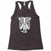 beer belly xray skeleton funny Racerback Tank