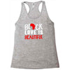 black love is beautiful Racerback Tank