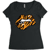sexy lip biting Women's Triblend Scoop T-shirt