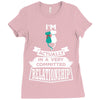 I Am Cat Actually In A Very Commited Relationship Ladies Fitted T-Shirt