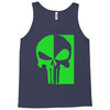 mad engine marvel brand punisher scar glow in the dark Tank Top