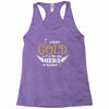 I Wear Gold For My Hero In Haven Racerback Tank