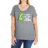sad t rex Ladies Curvy T-Shirt