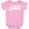 Avengers Silhouette Baby Bodysuit