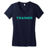 TRAINER - BROAD CITY Women's V-Neck T-Shirt