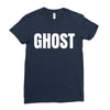ghost (2) Ladies Fitted T-Shirt