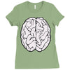 male brain Ladies Fitted T-Shirt
