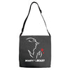 beauty and the beast Adjustable Strap Totes