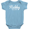 hubby since 2015 funny Baby Onesie